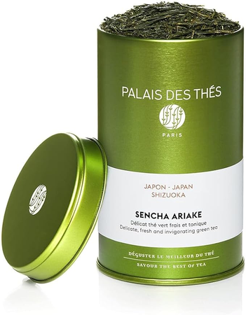 Palais des Thés, SENCHA ARIAKE, Thé vert du Japon, Notes Iodées et Végétales, Boite Métal 100g