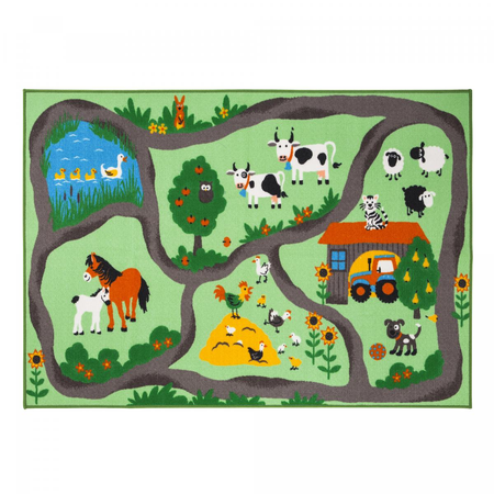 Tapis enfant FARMROAD tufté