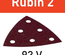 Abrasif RUBIN 2 STF V93/6 P80 RU2/50 - FESTOOL - 499163