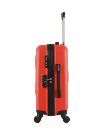 WAVE PARIS - Valise Cabine ABS AMAZONE 4 Roues 55 cm