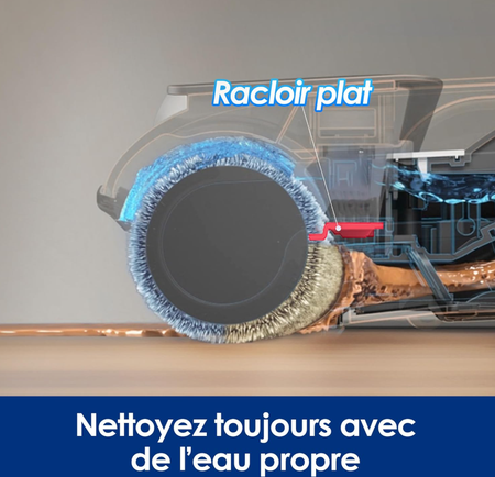 Tineco iFLOOR 5 Breeze Complete Nettoyeur de Sol – Aspirateur Sec Humide sans Fil, Nettoyage en Un Seul Passage, Nettoyage des Angles, Auto-Nettoyage, Conception Légère