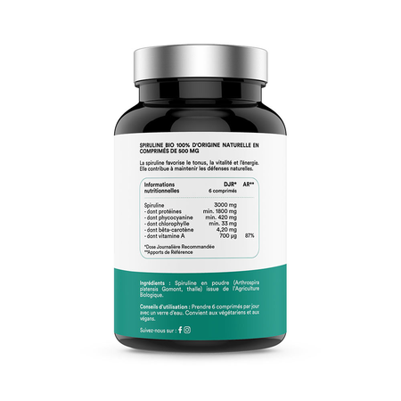 Spiruline Bio (500 caps)