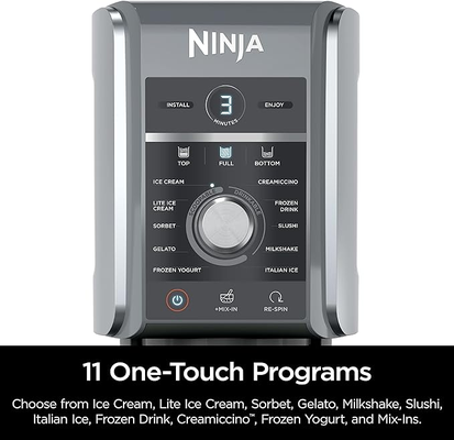 Ninja CREAMi Deluxe 10-en-1 Machine à délices et boissons glacées NC501EU