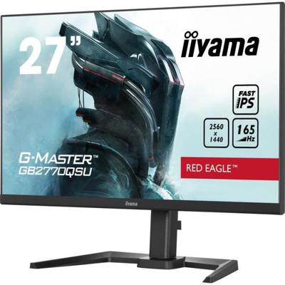 Ecran PC Gamer - IIYAMA G-Master Red Eagle GB2770QSU-B5 - 27 WQHD - Dalle IPS - 0.5ms - 165Hz - HDMI / DisplayPort / USB -