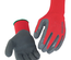 Gants tricot polyamide enduit latex rouge/gris T9 - SINGER - NYM15LG - 9