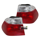 2 FEUX ROUGES BLANCS LOOK M3 BMW SERIE 3 E46 BERLINE 1998-2001 PHASE 1 (03483)