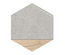 SEINE HEXAGONO LIGARD GRIS - Carrelage Hexagonal mélange bois et béton