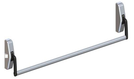 Fermeture anti-panique 1 point argent coupe-feu 950mm - JPM - 89D100-01-2A