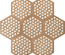 TERRACRETA Intarsio Chamotte - carrelage hexagonal 25x21,6 cm aspect carreaux de ciment