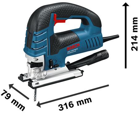 Scie sauteuse 780W GST 150 BCE + coffret L-Boxx - BOSCH - 0601513003