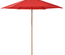 Parasol droit hexagonal dim. Ø 2,5 x 2,3H m bambou polyester