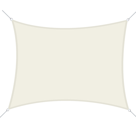 Voile d'ombrage rectangulaire 6L x 4l m