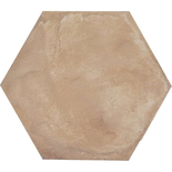 TERRA OCRA HEXAGONAL - 25 x 21.6 cm Carrelage aspect ciment vieilli