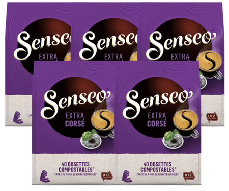 Pack 200 dosettes souples Extra Corsé - SENSEO