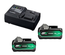 Pack de 2 batteries Multi-Volt 36 - 18 V + chargeur UC18YSL3 - HIKOKI - UC18YSL3WEZ