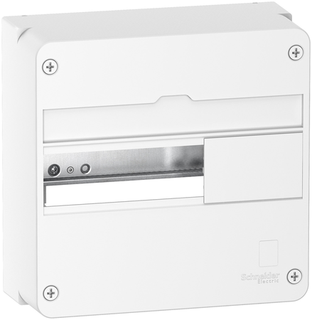 Coffret en saillie RESI9 blanc 1 rangée de 13 modules 63A - SCHNEIDER ELECTRIC - R9H13401