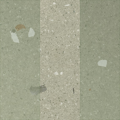 Croccante Eclair Menta - Carrelage Patchwork aspect terrazzo 20x20 cm