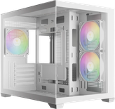 Boitier Mini Tour Micro ATX Gamdias Aura GC10M RGB avec panneaux vitrés (Blanc)