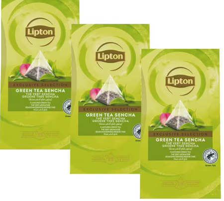 Pack Thé vert Sencha - 3 x 25 sachets - LIPTON