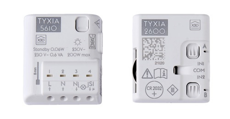 Pack pour création d'un va-et-vient TYXIA 501 sans fil avec neutre – DELTA DORE - 6351407