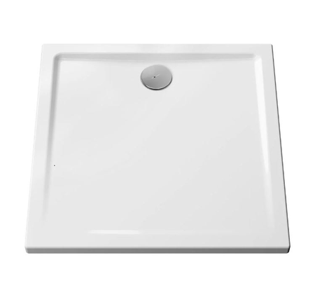 Receveur ultra-plat à poser ou à encastrer PMR CASCADE 90x90x4 -VITRA - 5762L003M0578