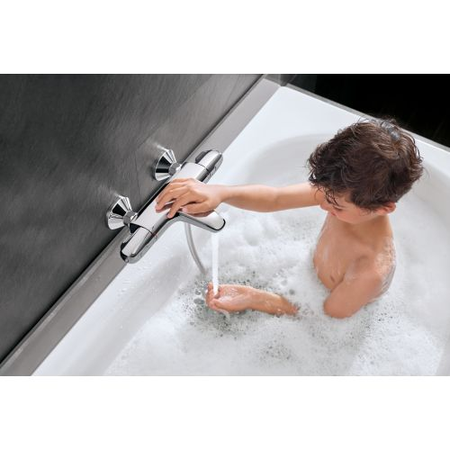 Mitigeur thermostatique douche GROHTHERM 1000 1/2'' + ensemble de douche - GROHE - 34825001