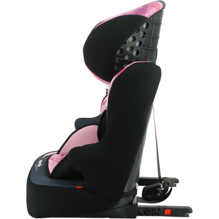 Siege Auto  NANIA RACER - Isofix - Groupe 1/2/3 (9-36Kg) - Tetiere réglable en hauteur - Flamingo - Fabriqué en France