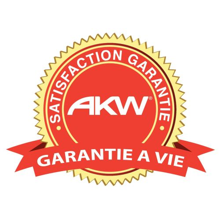 Barre de relèvement en inox poli D32 L600mm pour PMR - AKW - 1262