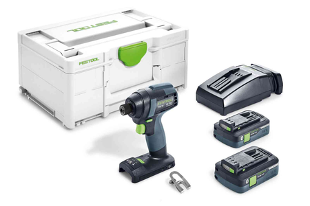 Visseuse à chocs 18V TID 18 HPC 4,0 I-Plus + 2 batteries 4Ah + chargeur rapide + coffret SYSTAINER - FESTOOL - 576482