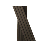 Plinthe finition terrasse bois composite - Coloris - Brun rouge, Epaisseur - 1cm, Largeur - 5.5 cm, Longueur - 200 cm, Surface couverte en m² - 4