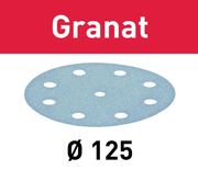 Abrasif GRANAT STF D125/8 P120 GR/10 - FESTOOL - 497148