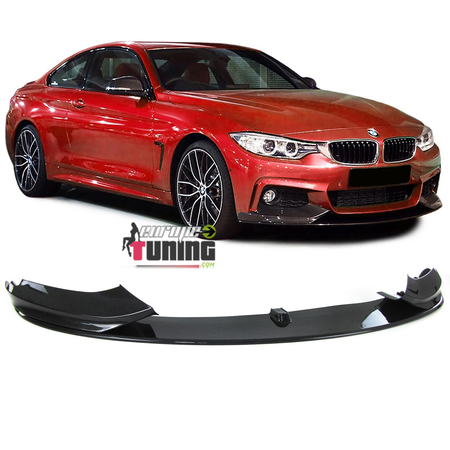 LAME BECQUET CARBONE SPOILER DE PARE CHOCS BMW SERIE 4 F32 COUPE EN PACK M (04840)