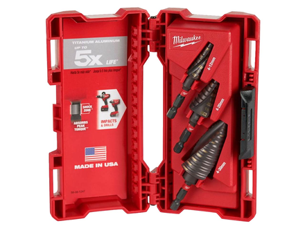 Coffret de 3 forets étagés SHOCKWAVE - MILWAUKEE TOOL - 48899266