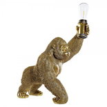 Lampe de bureau DKD Home Decor Résine 220 V Doré 50 W Gorille (39 x 31.5 x 48 cm)