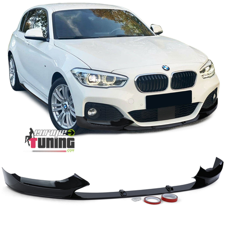 LAME BECQUET SPOILER NOIR BRILLANT BMW SERIE 1 F20 F21 PACK M 2015-2020 PH2 (05394)