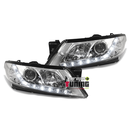 PHARES BANDES LED FEUX DEVIL EYES RENAULT LAGUNA 2 DE  2001 A 2005 (00749)