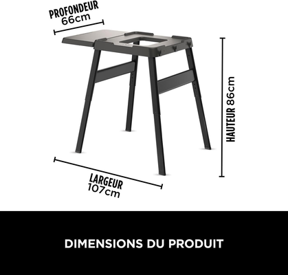 Support réglable et table d’appoint Ninja Woodfire