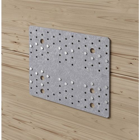 Plaque perforée trou 5mm 60x160x2 mm - SIMPSON - NP20/60/160