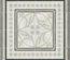 CAPRICE - LIBERTY WHITE - Carrelage 20x20 cm aspect carreaux de ciment rosace blanc