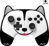 Manette de jeu sans fil Spirit of Gamer Noa pour Nintendo Switch (Noir/Blanc)