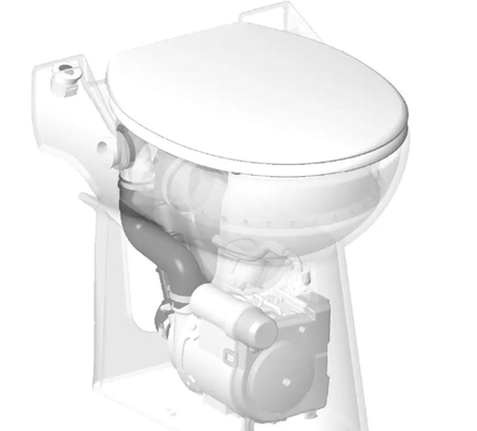 Cuvette WC à broyeur intégré SANICOMPACT 43 ECO + - SFA - C43STD