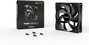 Ventilateur de boitier be quiet! Pure Wings 3 - 12cm (Noir)