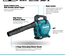 Aspirateur Souffleur MAKITA - DUB363ZV - 36V - Sans batterie