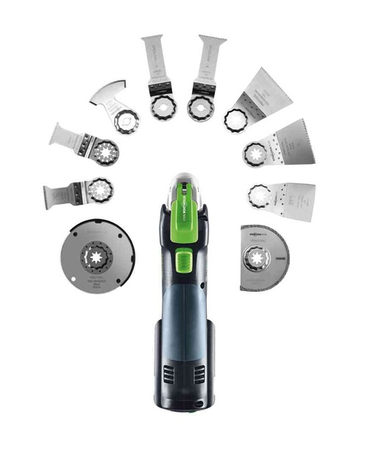 Scie oscillante 18V Vecturo OSC 18 E-Basic-Set (sans batterie ni chargeur) + coffret Systainer + accessoires - FESTOOL - 576592