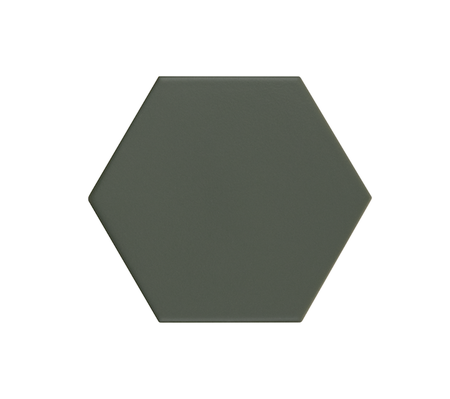 KROMATIKA - GREEN - Carrelage hexagonal 11,6x10,1 cm Vert