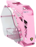 Boitier Mini Tour Micro ATX Cougar Mini Conquer avec panneaux vitrés (Rose)