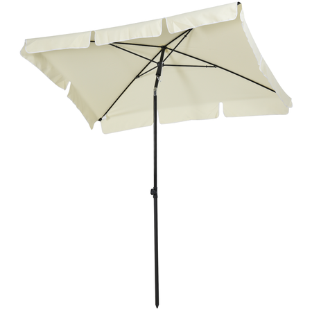 Parasol rectangulaire inclinable diamètre 2 m