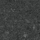 MISCELA R GRAFITO - Carrelage aspect terrazzo noir 80x80 cm