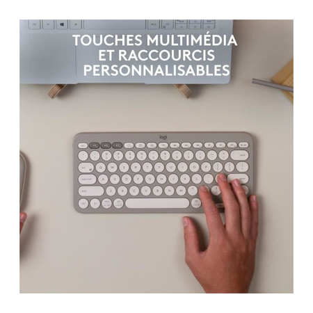 Logitech - Clavier sans fil K380 - Sand