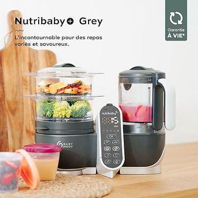 Babymoov Robot multifonction Nutribaby Plus Industrial Grey